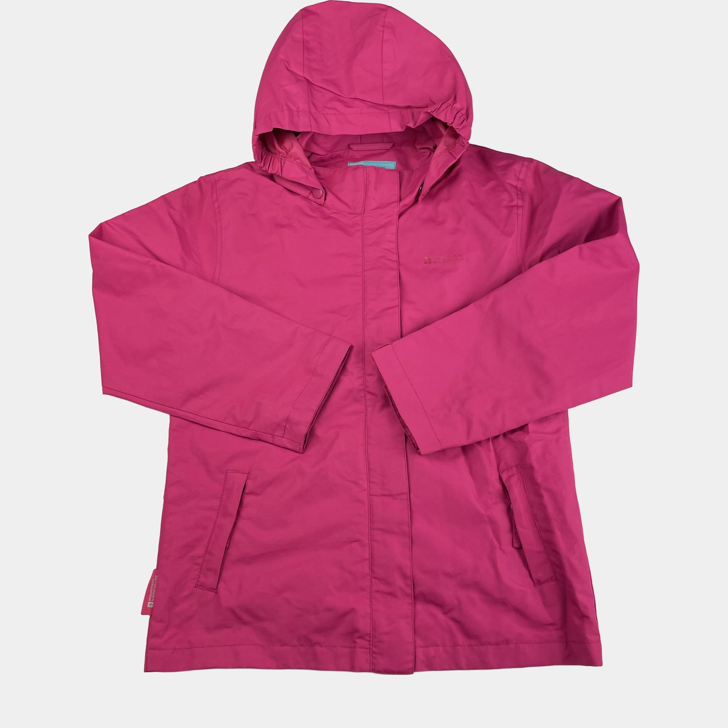 Fuchsia Kapuzenjacke für Kinder von Mountain Warehouse in Größe 9-10 Jahre – front