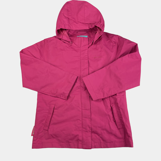 Fuchsia Kapuzenjacke für Kinder von Mountain Warehouse in Größe 9-10 Jahre – front