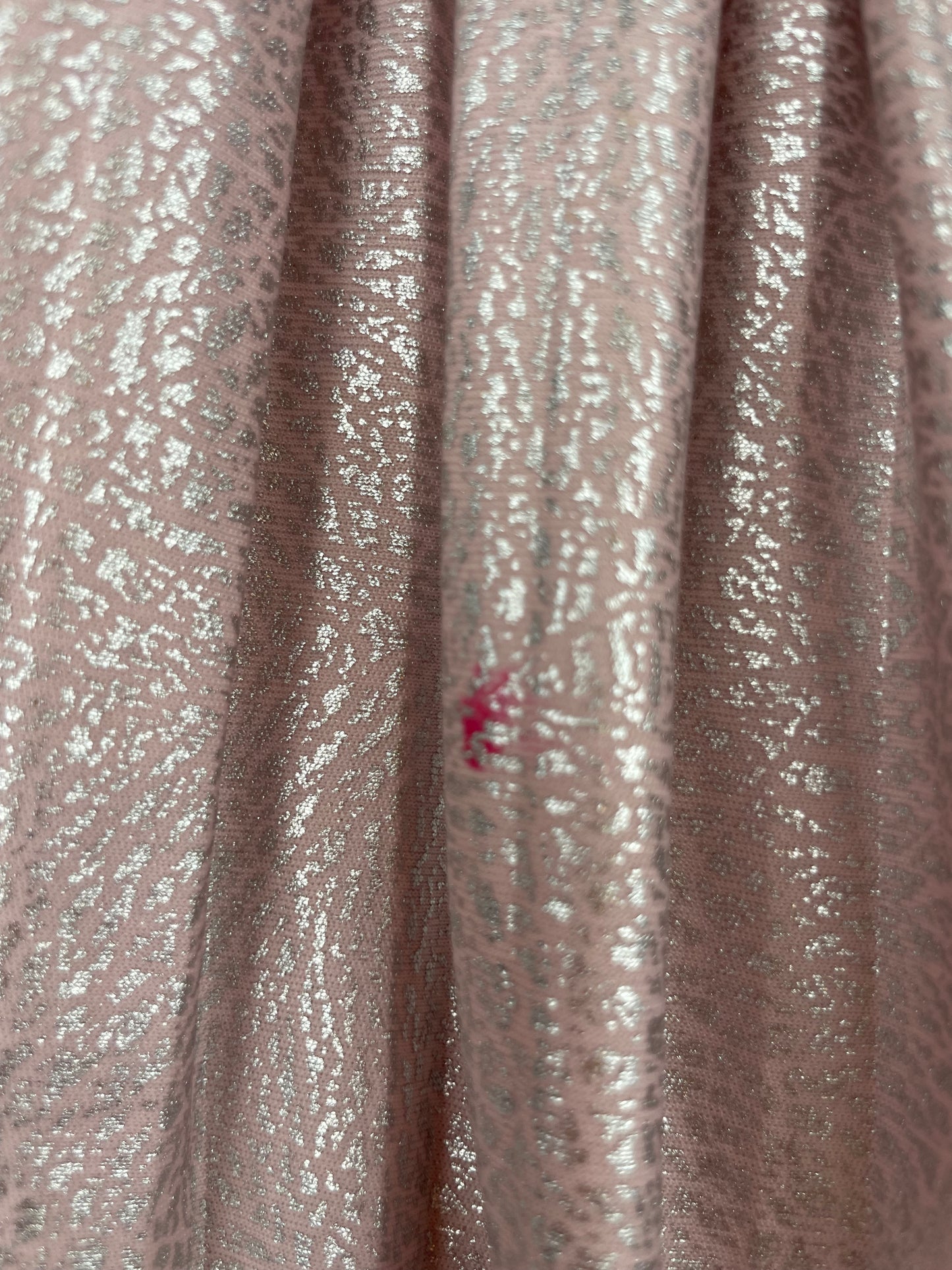 Rosa glitzernder Faltenrock von Tu, Größe 116 (6 Jahre) – detail