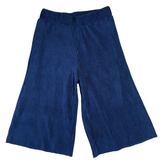 Blaue plissierte Culotte-Hose von Tu, Größe 2-3 Jahre – front