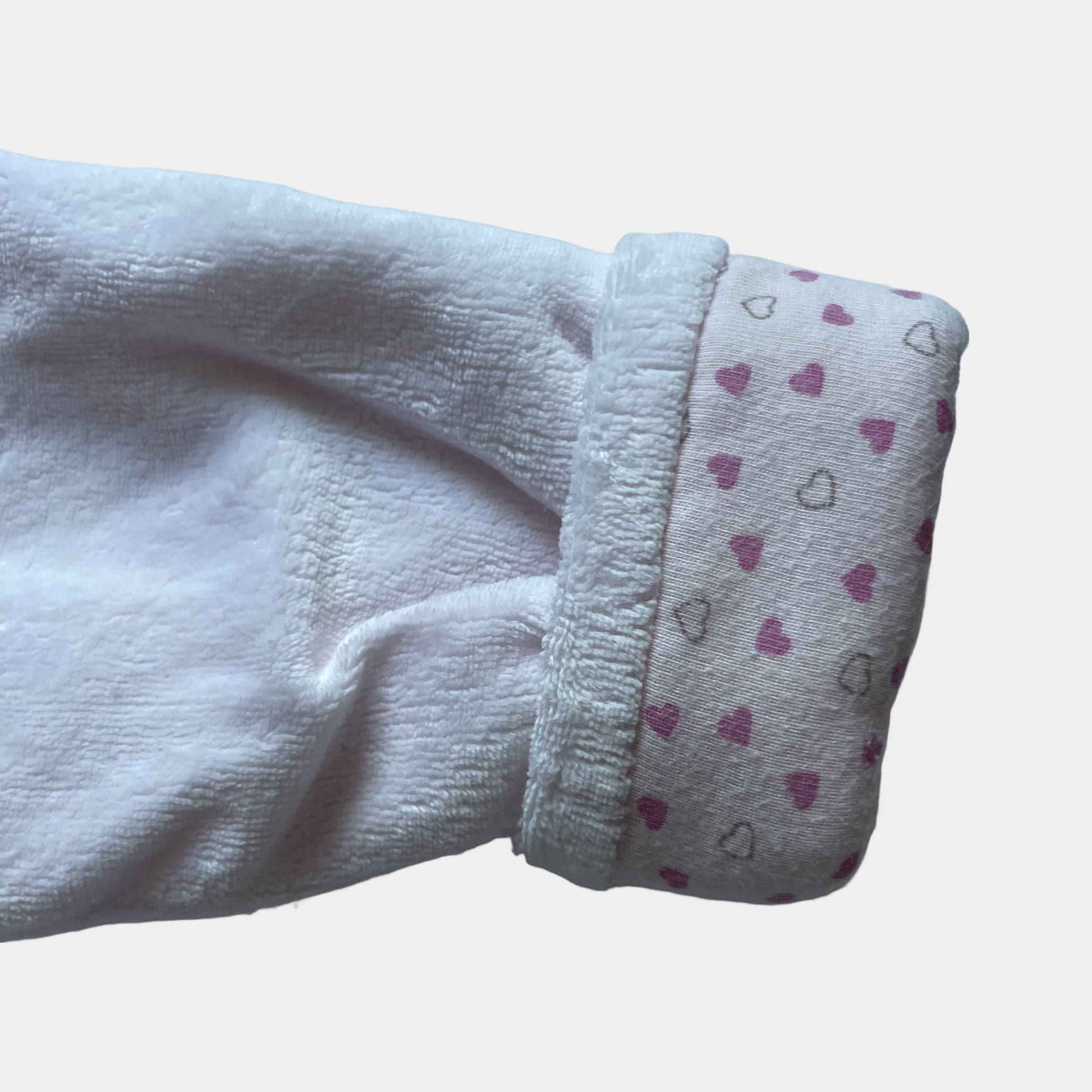 Rosa Kapuzenjacke für Babys mit Blumenmuster, Größe 3-6 Monate – sleeve