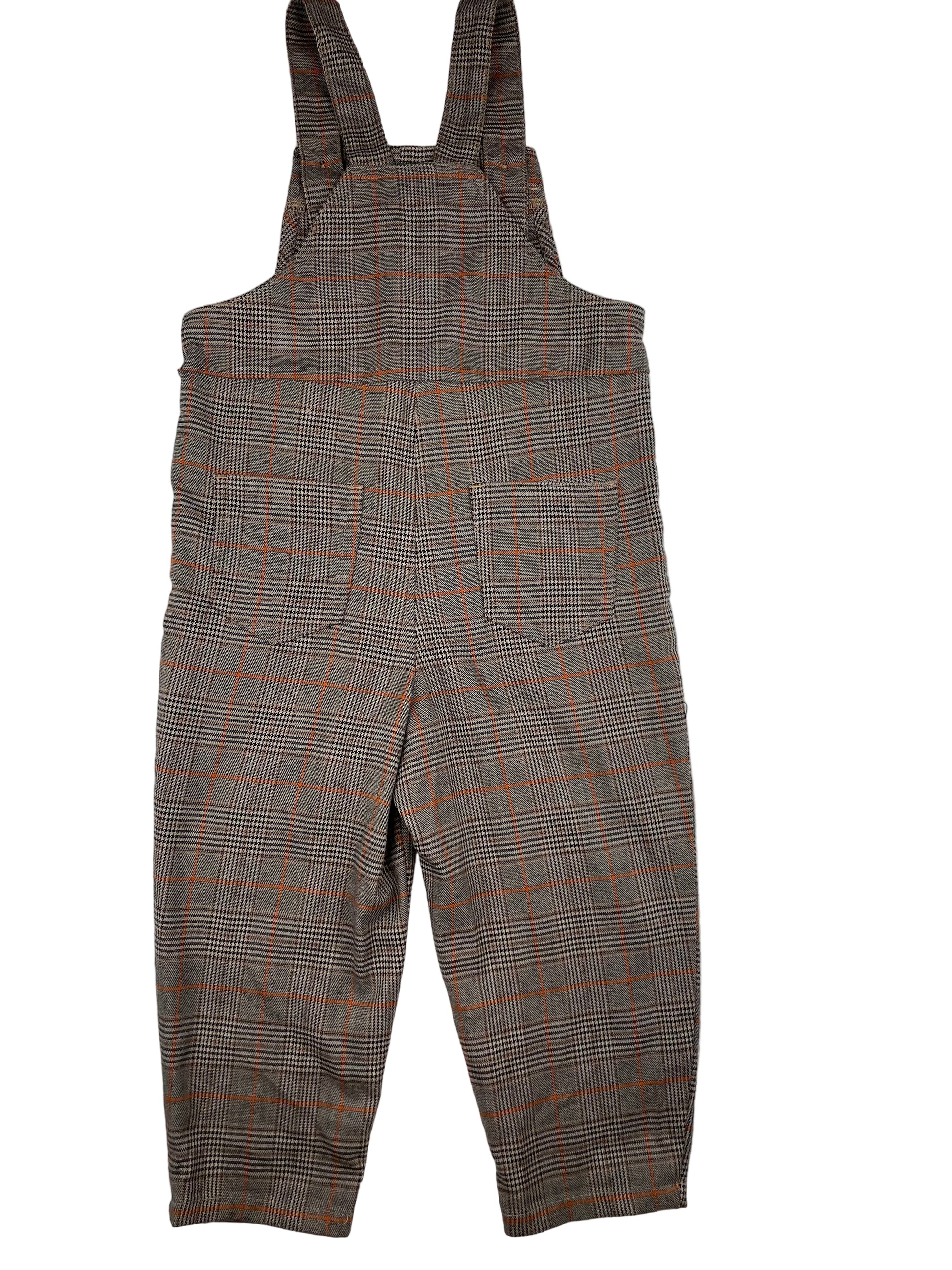 Karierte Next Latzhose, Größe 104, 4 Jahre – back