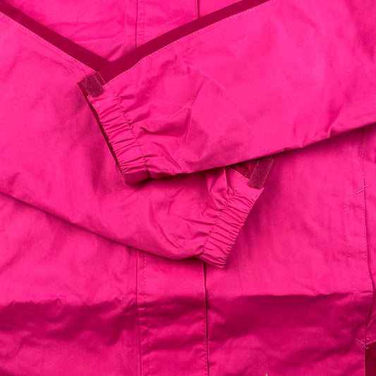 Pinke Regenjacke von Peter Storm mit Kapuze, Größe 13, aus Polyester. – sleeve