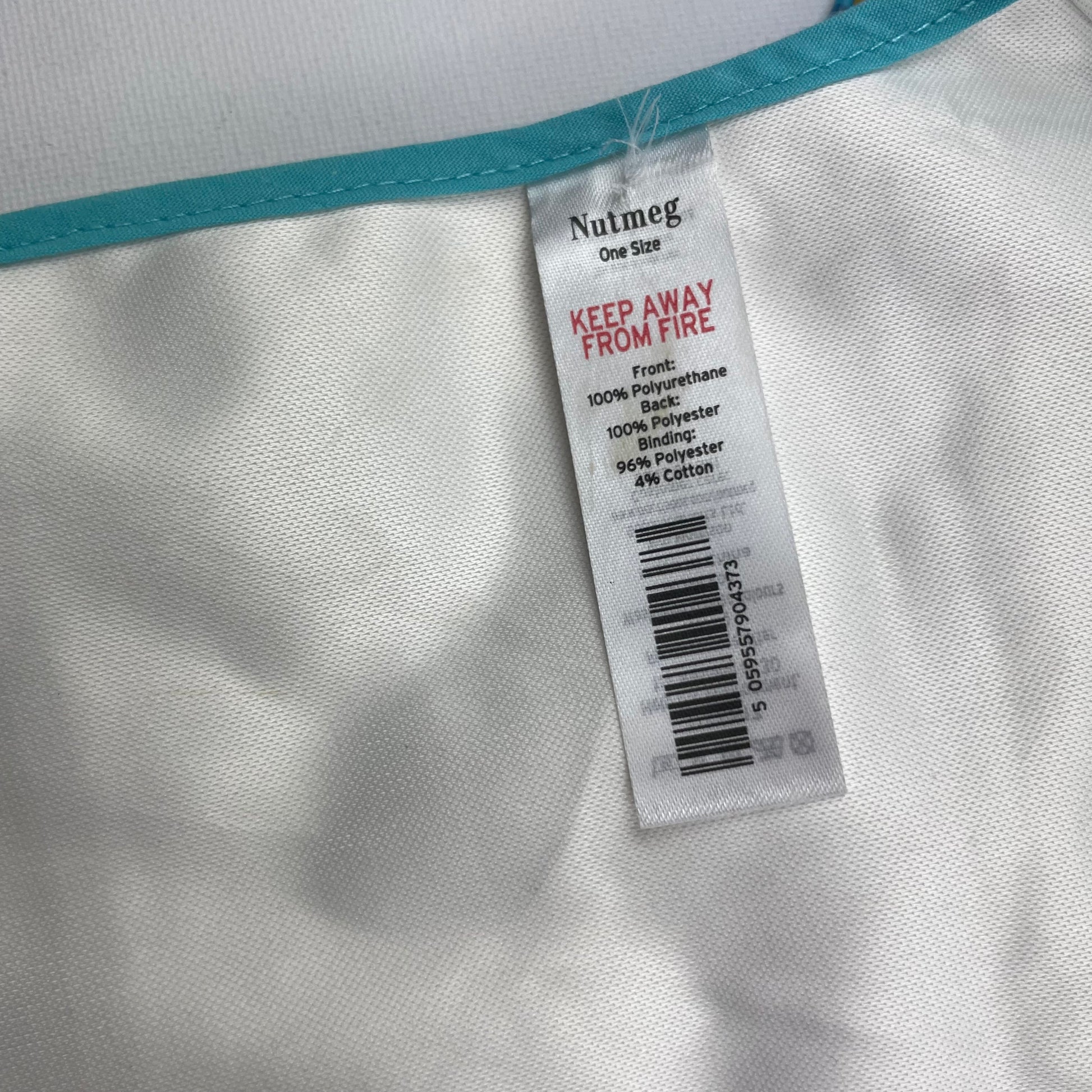 Blauer langer Arm Latz mit Elefantenmotiv – label