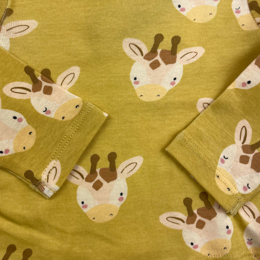 Langarmshirt aus Baumwolle mit Giraffenmuster – detail