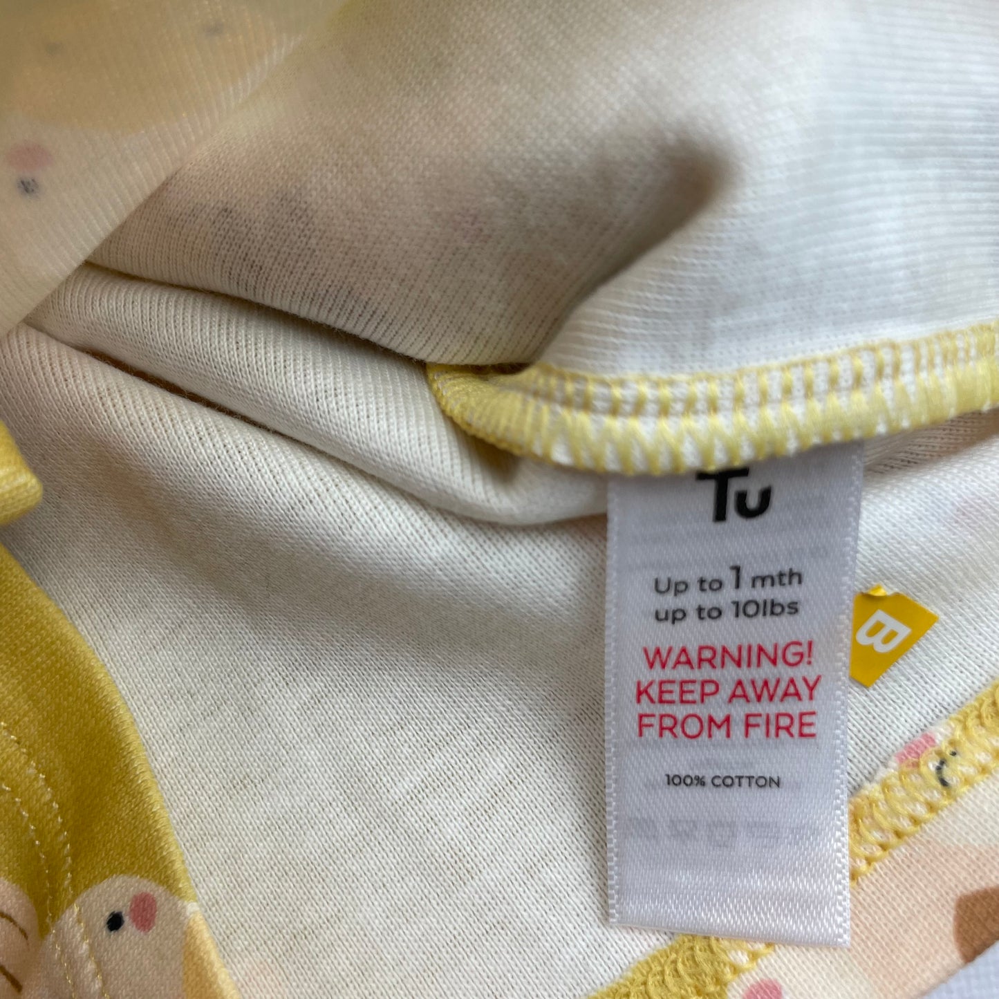 Langarmshirt aus Baumwolle mit Giraffenmuster – label