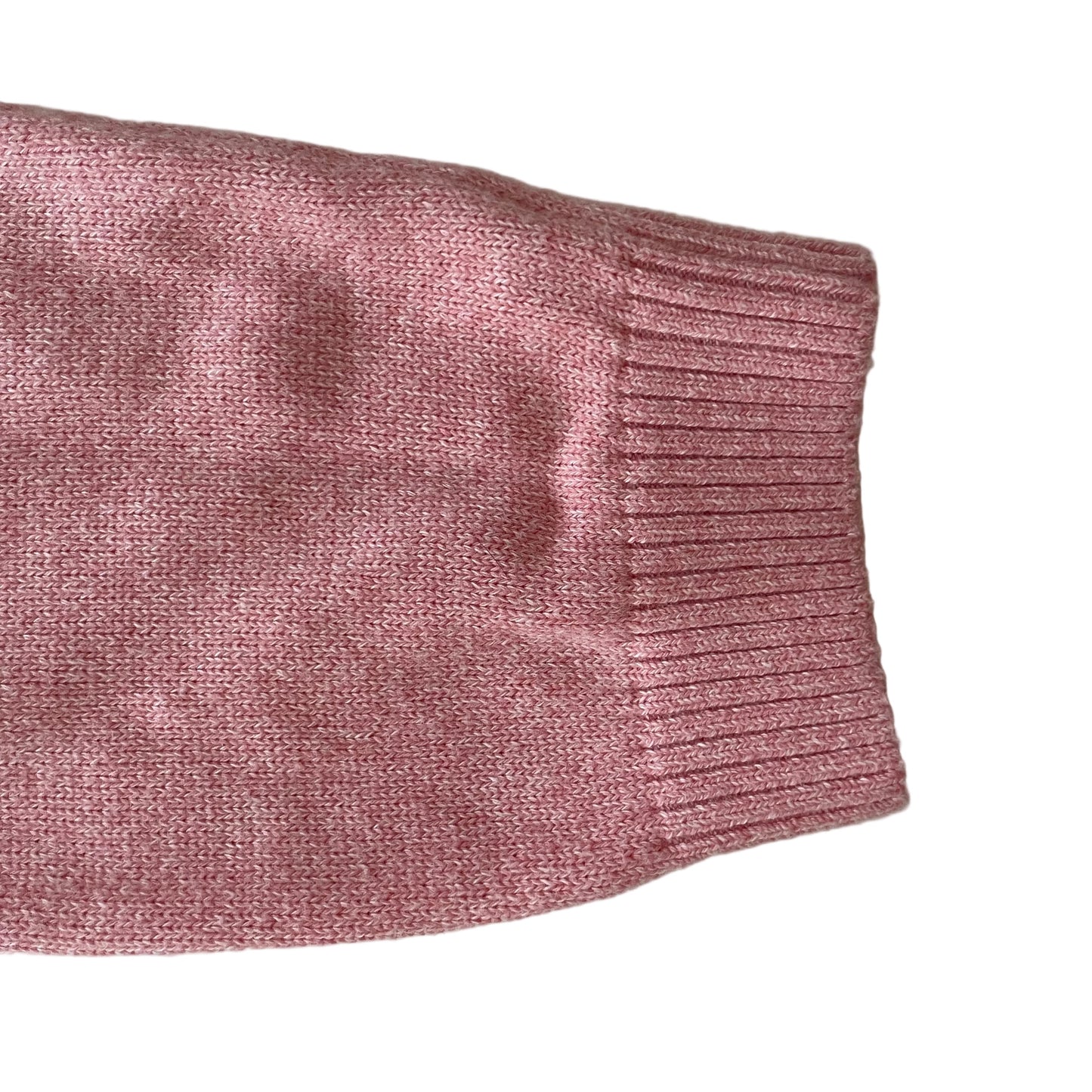 Rosa Strickhose von Little Nutmeg, 100% Baumwolle, Größe 9–12 Monate (80) – detail