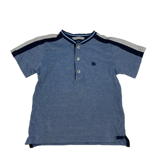Jasper Conran Kinder-Poloshirt blau, Größe 6–7 Jahre – front