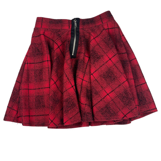Roter karierter Mädchenrock von M&Co, Größe 8–9 Jahre (134) – back