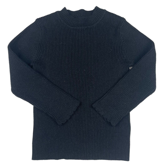 Schwarzer Rippstrick-Pullover von Nutmeg, Größe 4–5 Jahre