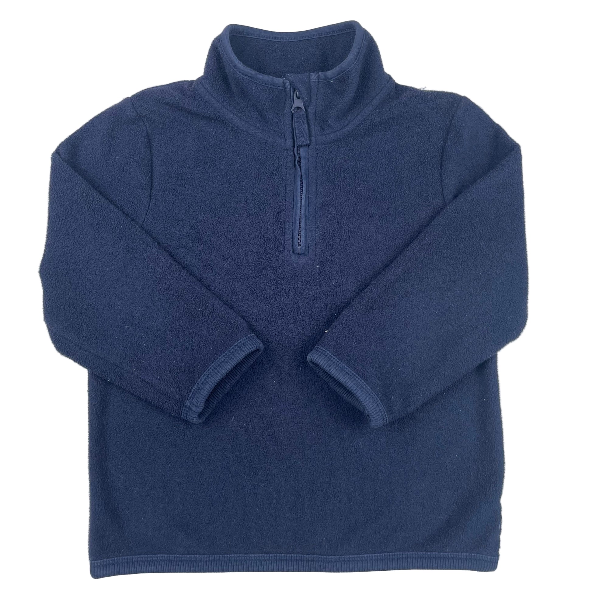 Navy Fleece-Pullover mit Half-Zip von George, Größe 2–3 Jahre