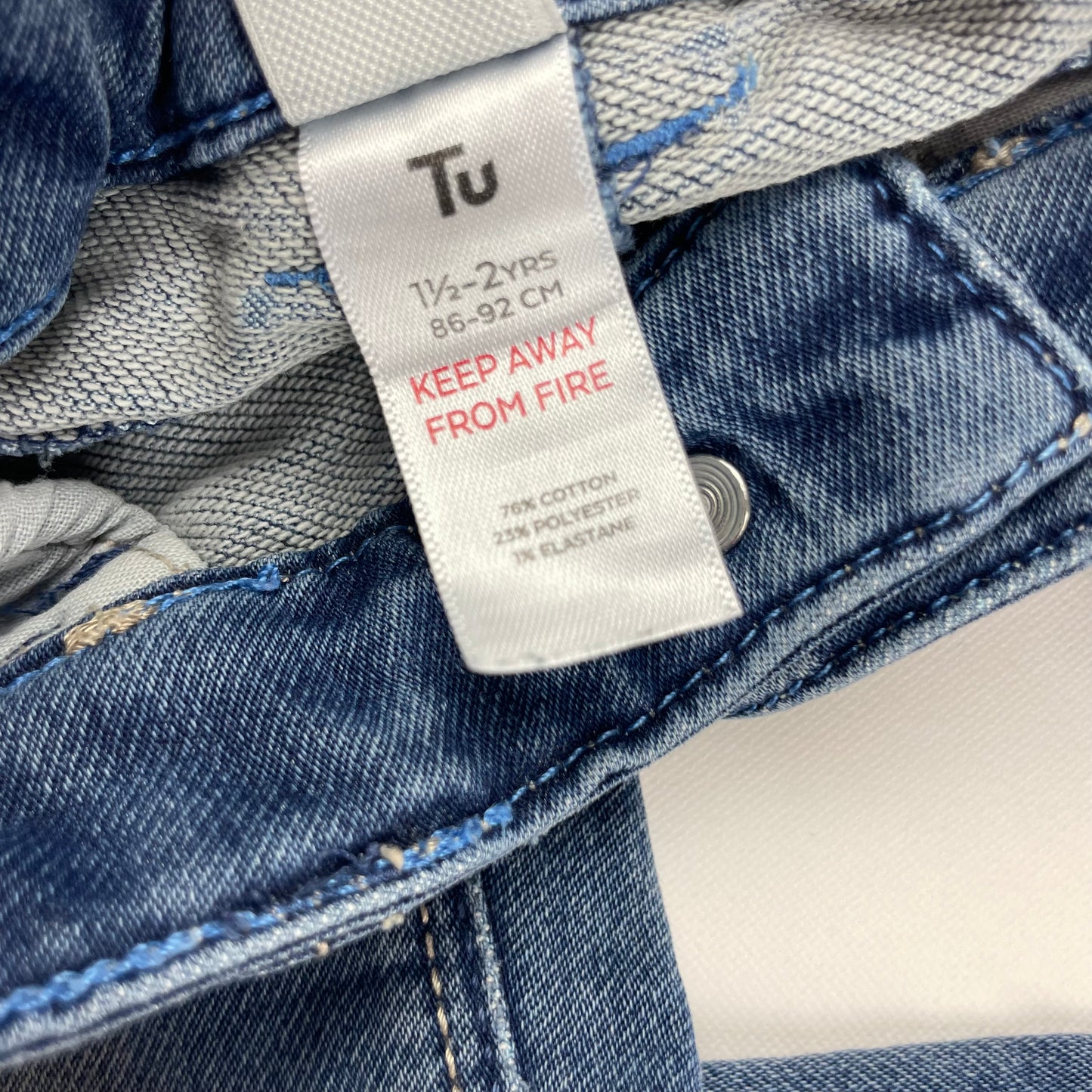 Blaue Denim-Hose für Kinder 1½-2 Jahre von Tu – label