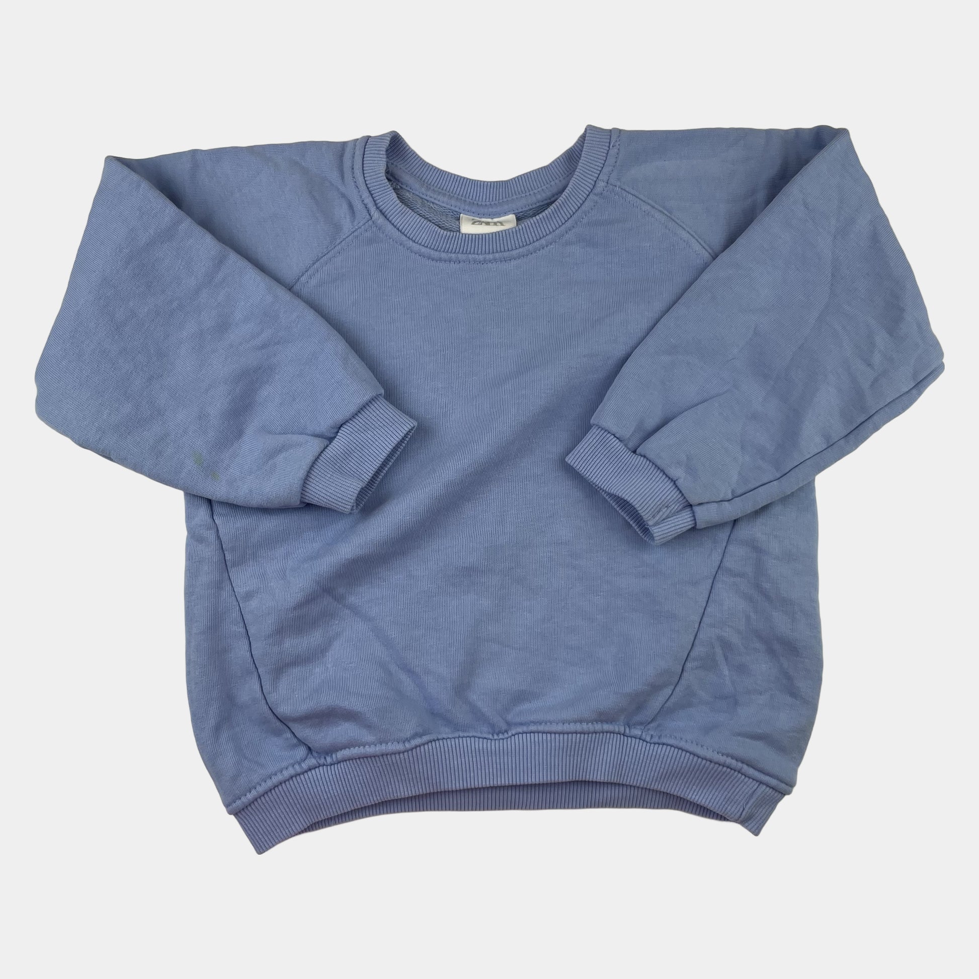Blauer Kinderpullover mit langen Ärmeln von Zara, Größe 3-4 Jahre – front