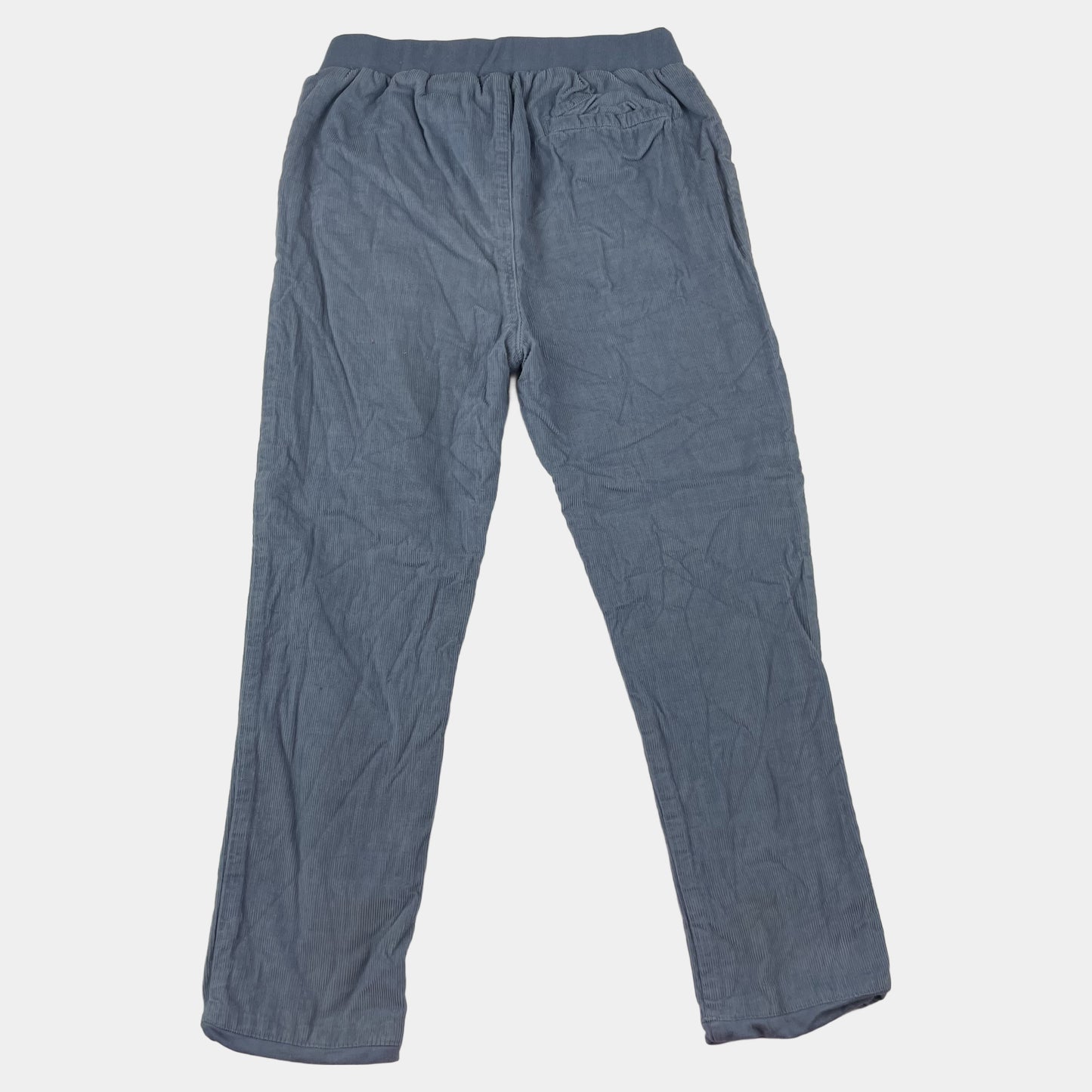 Blaue Baumwollhose mit geradem Schnitt für Kinder – back